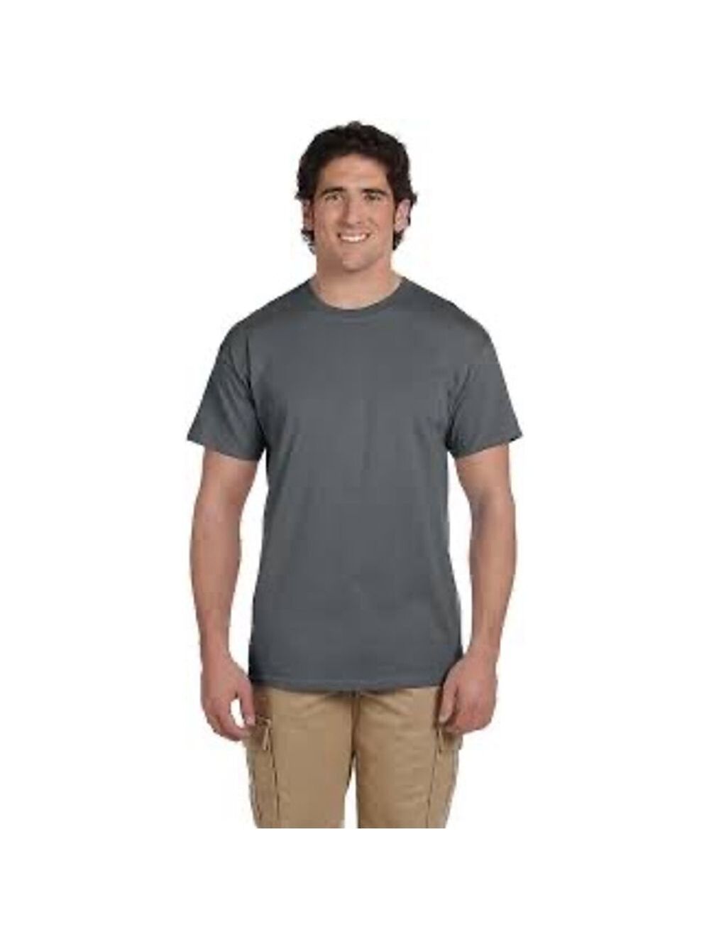 Fruit of the Loom Gray Short Sleeve Tee M